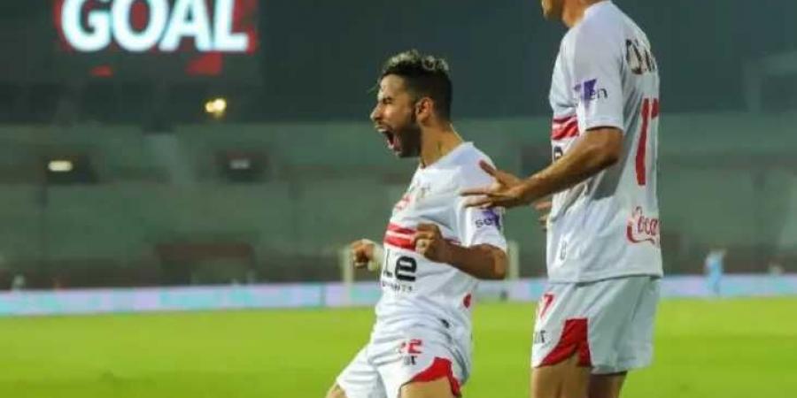 الزمالك يتقدم على البنك الأهلي بهدف ناصر ماهر في الشوط الأول