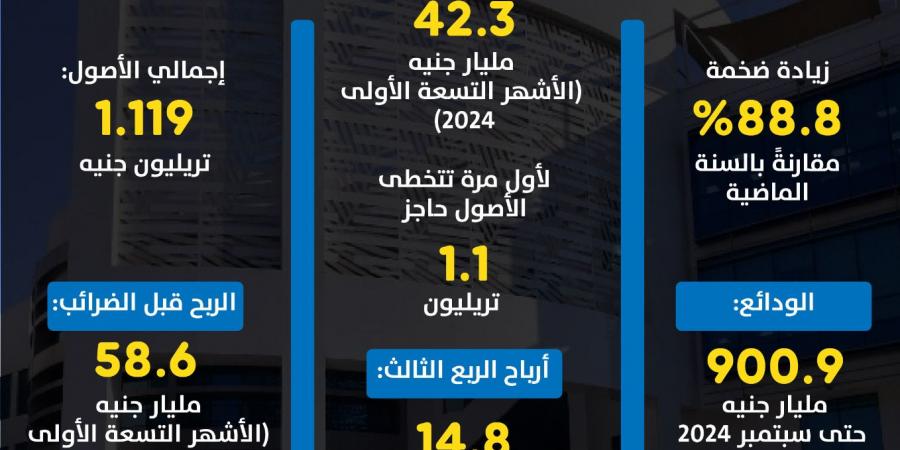 قفزة قياسية لأرباح وأصول البنك التجاري الدولي CIB بنهاية سبتمبر 2024