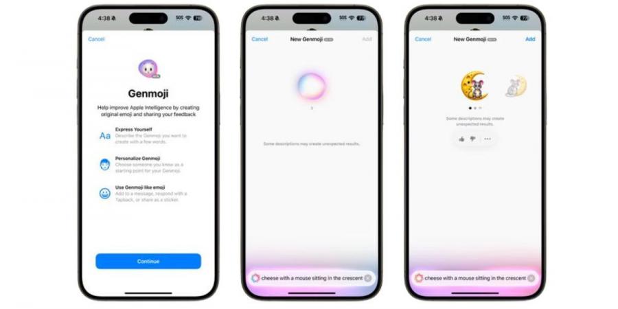 كل ما تحتاج إلى معرفته عن Genmoji.. أداة الذكاء الاصطناعي القادمة إلى آيفون