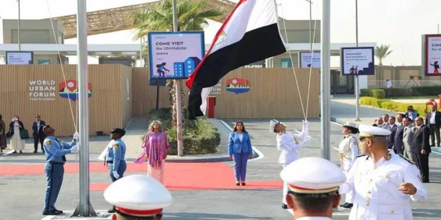 برفع العلم المصري والأممي.. إنطلاق المنتدي الحضري العالمي بالقاهرةI صور