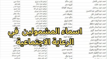 استعلم عن الوجبة الأخيرة.. رابط أسماء المشمولين بالرعاية الاجتماعية 2024 لعموم المحافظات العراقية الوجبة السابعة