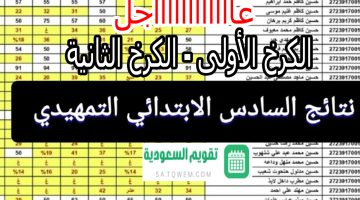 الاستعلام عن نتيجة الصف السادس الابتدائي الدور الأول 2024 في العراق موقع وزارة التربية برقم الامتحان
