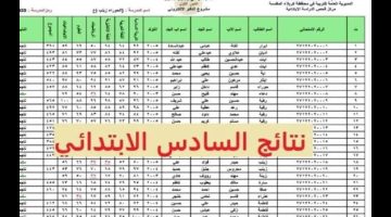 مبروك للناجحين .. التعليم العراقي يعلن عن رابط نتيجة الصف السادس الابتدائي بالعراق 2024