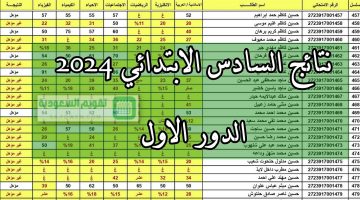 باوع هسه.. نتائج السادس الابتدائي 2024 الدور الاول pdf في جميع محافظات وأقضية العراق epedu.gov.iq
