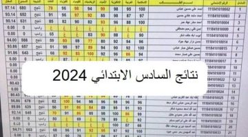 وزارة التربية العراقية تعلن.. نتيجة السادس الابتدائي 2024 في هذه المحافظات