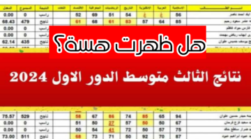 هل ظهرت هسة نتائج الثالث متوسط العراق الدور الأول 2024؟.. وزارة التربية توضح