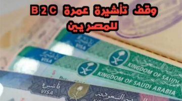 السعودية تعلن وقف تأشيرة B2C للمصريين 2024.. ما هي تاشيرة B2C وموعد عودتها؟