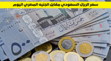 آخر تحديث لصرف سعر الريال مقابل الجنيه المصري اليوم 22 من يونيو 2024