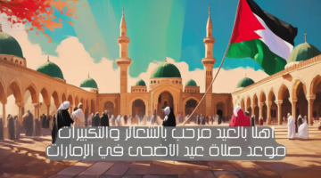موعد صلاة عيد الأضحى في الإمارات 2024 أهلا بالعيد مرحب بالشعائر والتكبيرات