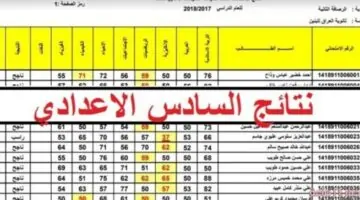 نتائج السادس الاعدادي جميع عموم العراق عبر موقع نتائجنا الرسمي.. مبروك النجاح