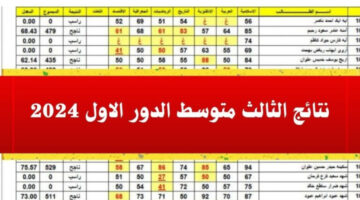 “جميع المحافظات” رابط استخراج نتائج الثالث متوسط عبر نتائجنا ووزارة التربية العراقية