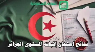 نتائج امتحان إثبات المستوى الجزائر عبر onefd edu dz برقم التسجيل