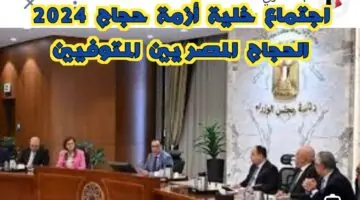 عاجل.. انطلاق اجتماع خلية أزمة حجاج 2024 برئاسة مدبولي بالتنسيق مع السلطات السعودية