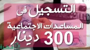 “سجل واقبض” طريقة التسجيل في منحة 300 دينار تونس 2024 social.gov.tn/ar والشروط المطلوبة