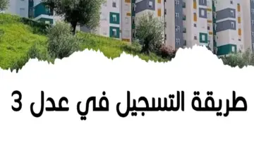امتلك وحدتك السكنية الـان .. خطوات التسجيل في سكنات عدل 3 2024 aadl.com.dz وقبول من به الشروط الاتية 