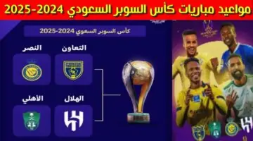 رسميًا .. مواعيد مباريات كأس السوبر السعودي في أبها 2024