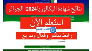 مع قرب إعلان النتيجة.. خطوات معرفة نتائج البكالوريا 2024 الجزائر عبر الرابط الرسمي للوزارة