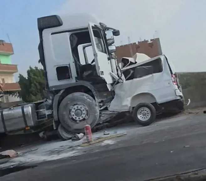 حكم بالسجن 15 عامًا على سائق تريلا تسبب في وفاة 18 فتاة في حادث طريق بالمنوفية