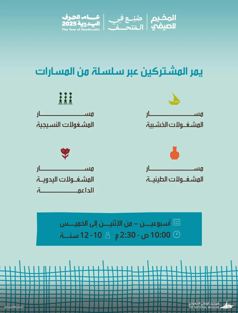 المتحف الوطني يطلق مخيمًا تفاعليًا لتعزيز الهوية الثقافية وتنمية الإبداع